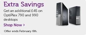 Extra savings on OptiPlex 790 and 990 desktops